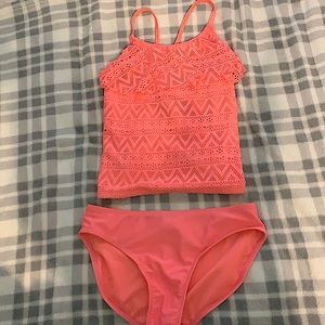 Pink Cat & Jack swimsuit size 10/12 in girls